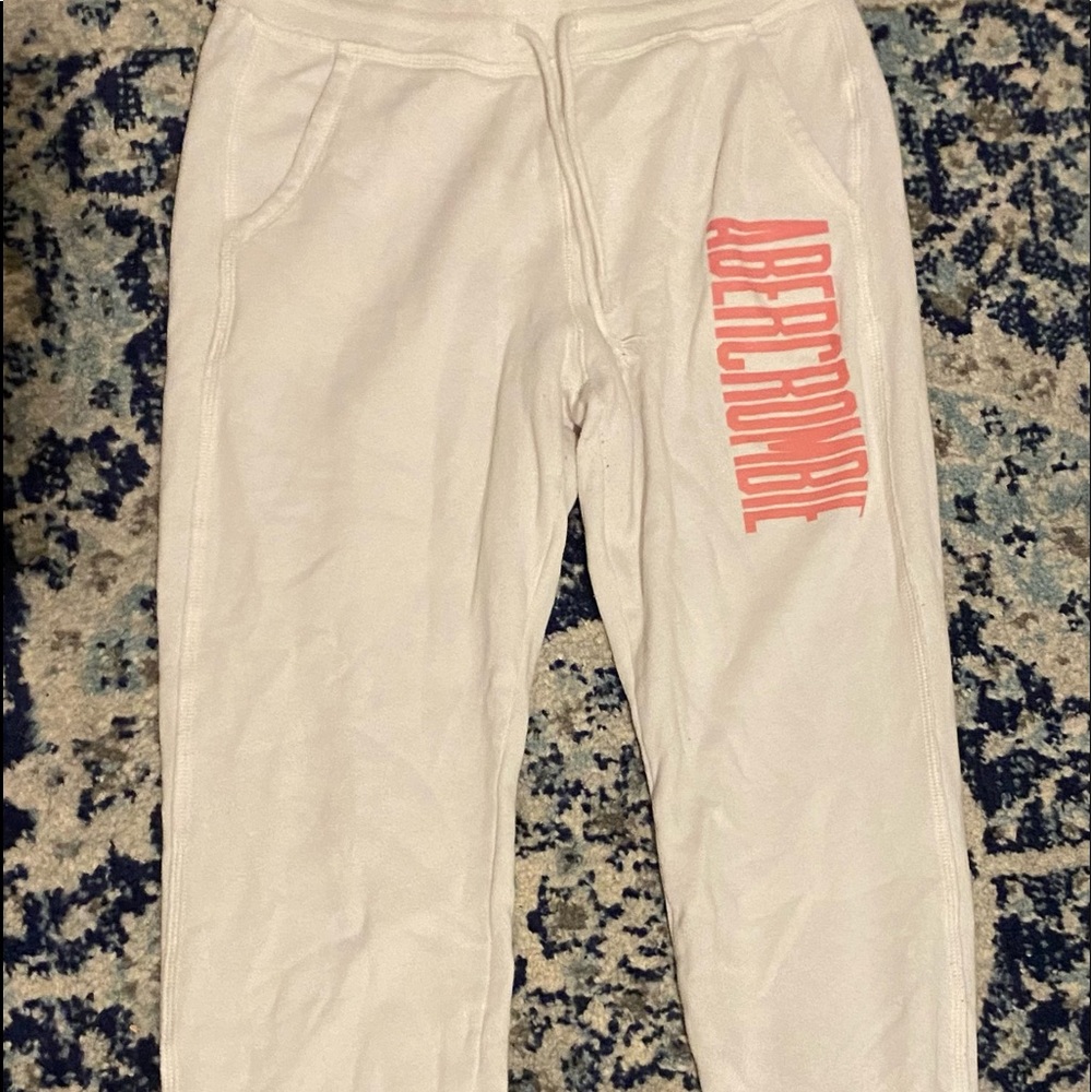abercrombie & fitch logo joggers